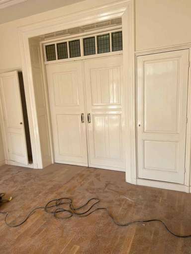 Kamer en suite deuren inclusief ombouw panelen en kastdeuren