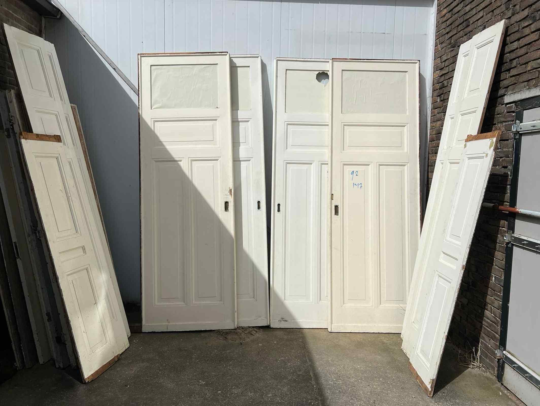 2 identieke sets kamer en suite deuren