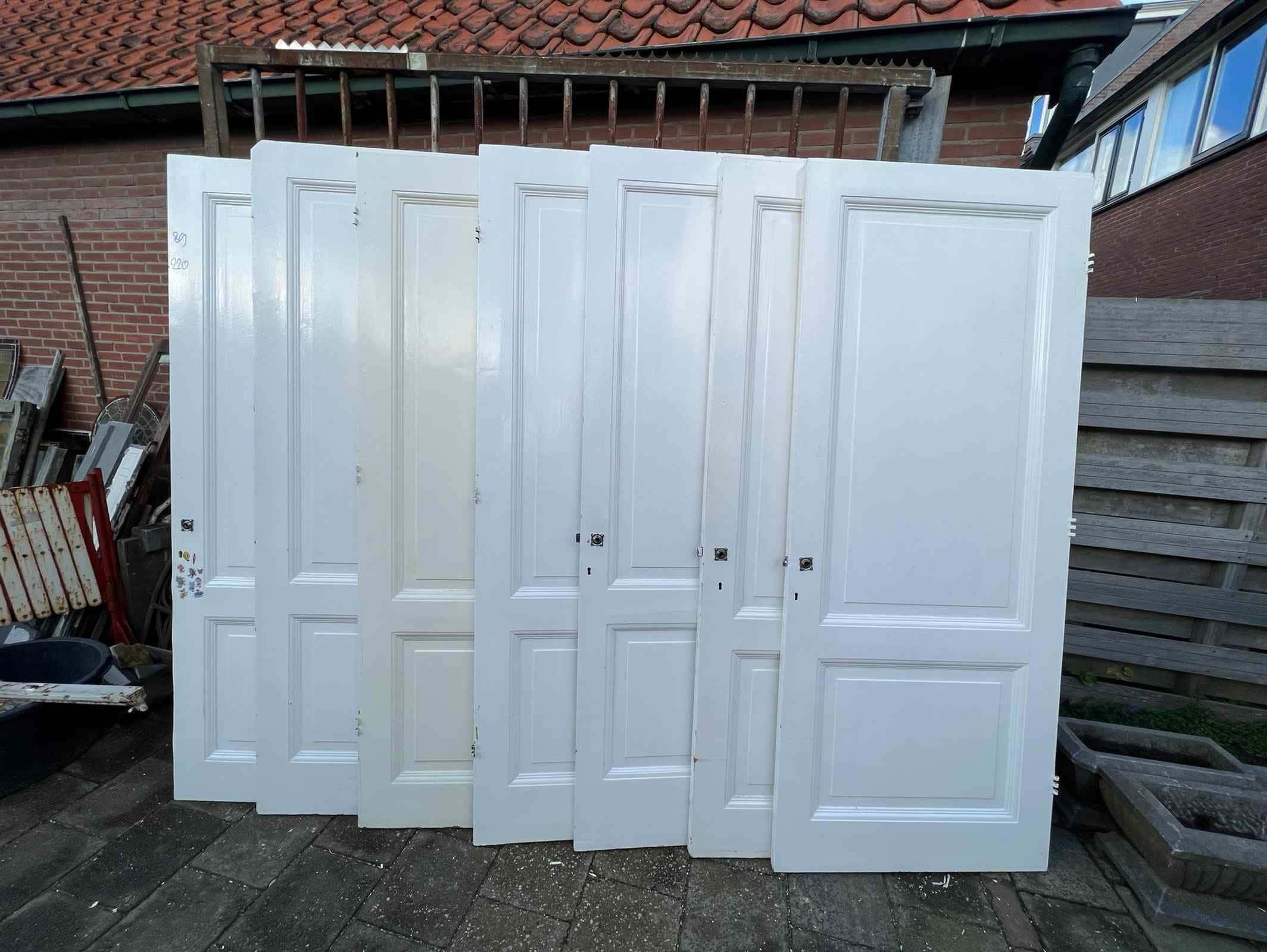 2 vaks paneeldeuren