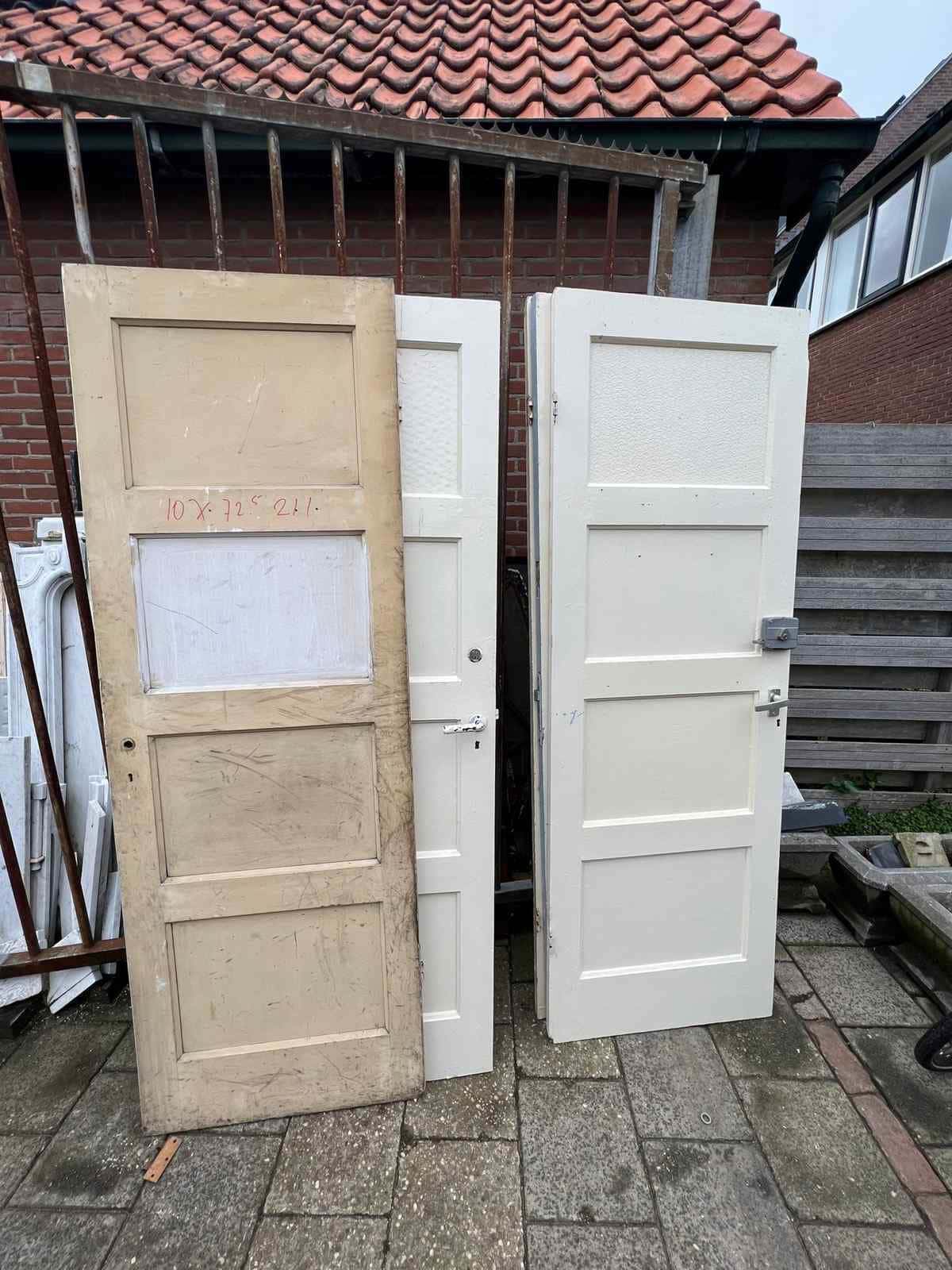Set van 10 Originele Bruynzeel Deuren - 72,5 x 211
