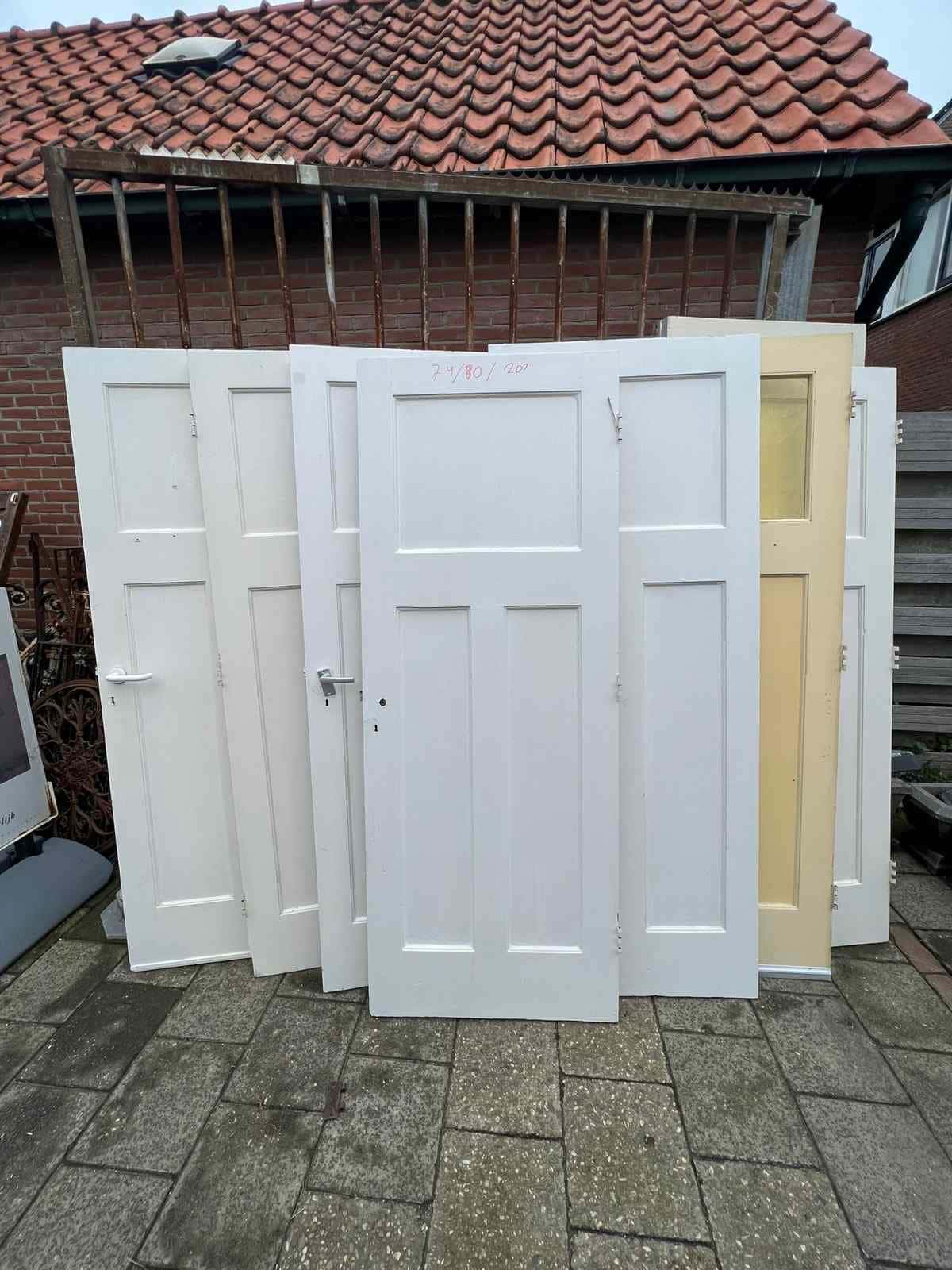 Authentieke Antieke Houten Deuren - 20e Eeuws Design