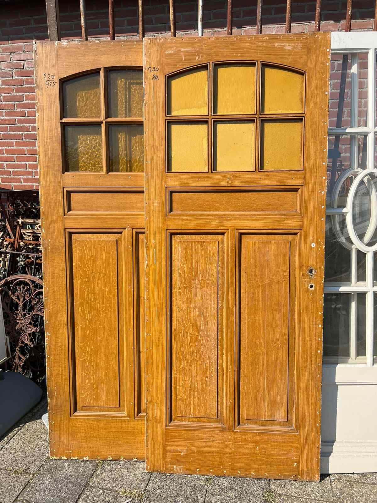 Set paneeldeuren van ca 90cm bij 220cm
