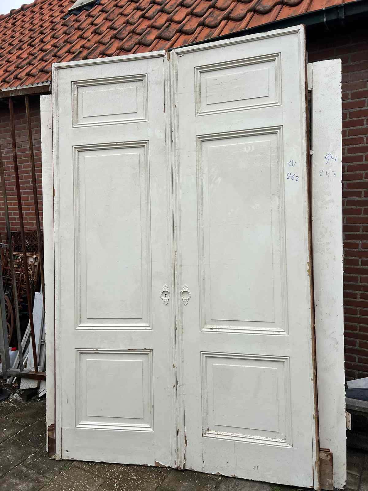 Set kamer ensuite schuifdeuren van ca 80 cm bij 260 cm