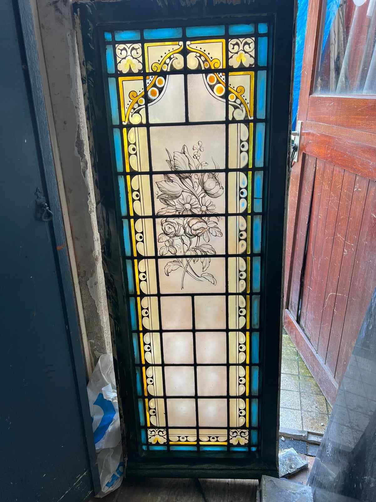 Bijzonder glas in lood raam