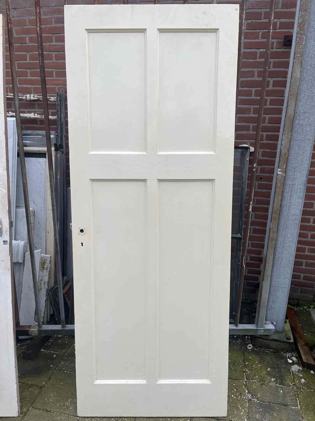 Paneeldeur 4 vakken verticaal