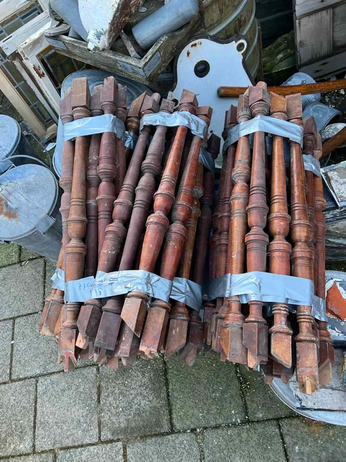 Set antieke trapspijlen