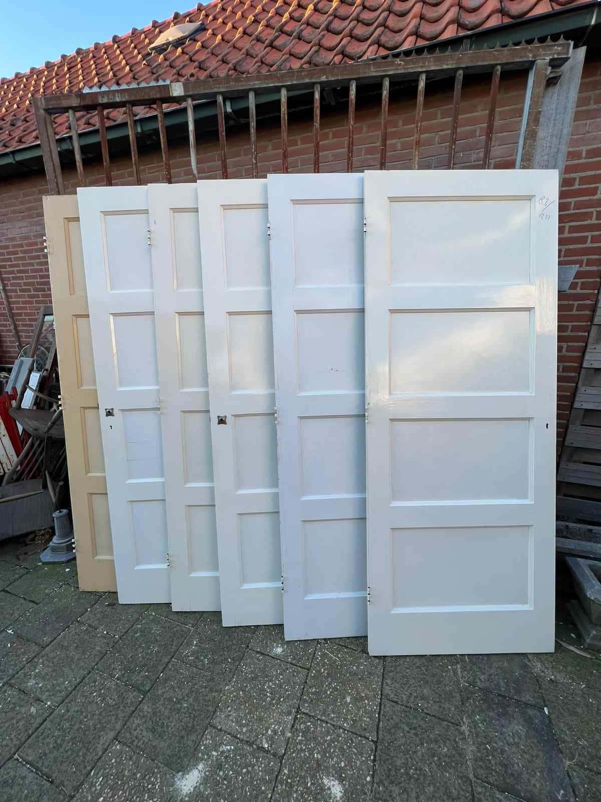 Jaren 30 paneeldeuren met 4 panelen