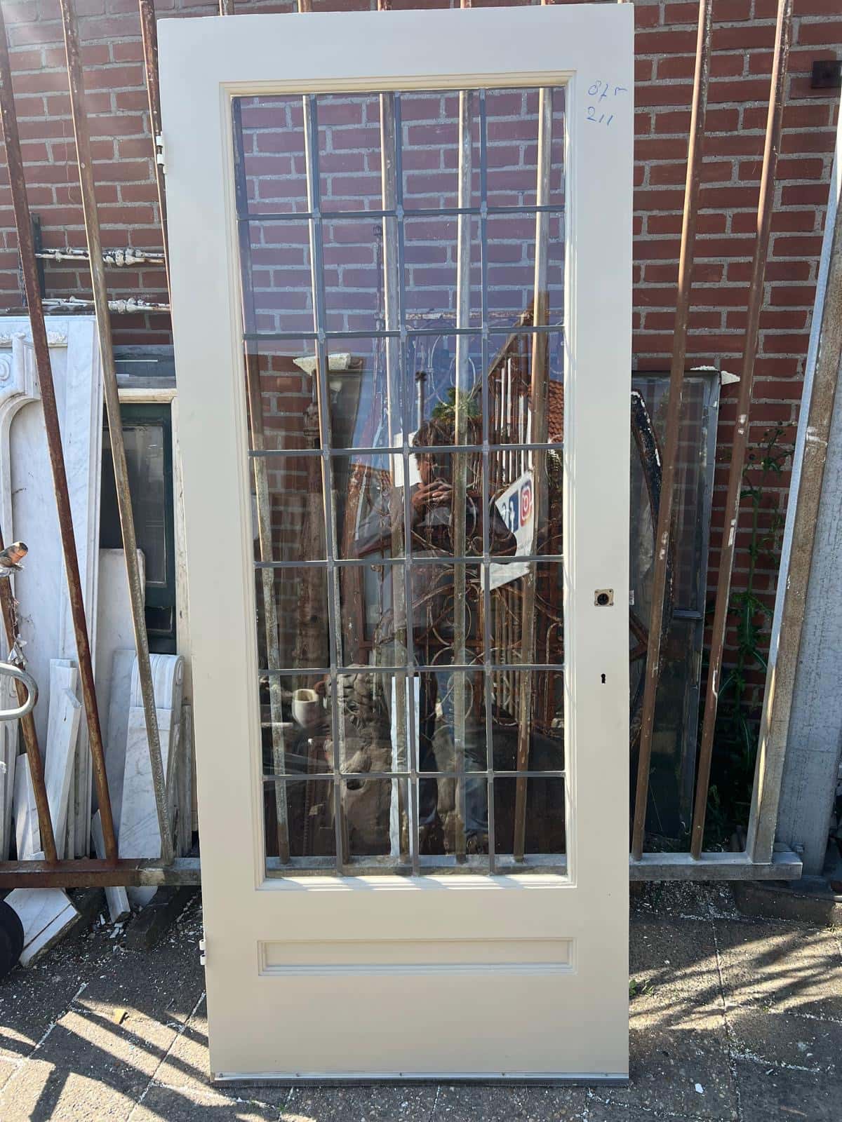 Paneeldeur glas in lood