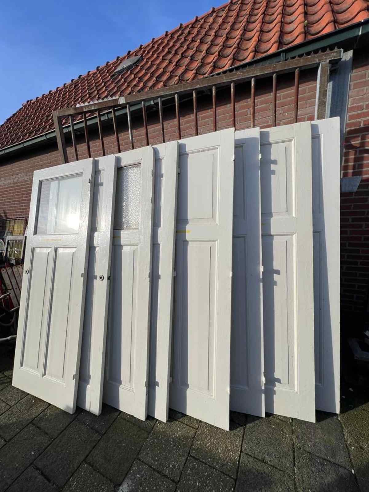 Set paneeldeuren met 3 vakken — Set paneeldeuren met 3 vakken